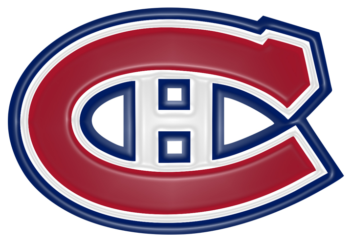 Montreal Canadiens Plastic Effect Logo iron on paper